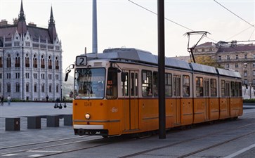 东欧旅游：布达佩斯2号线有轨电车