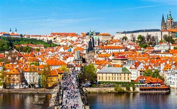 东欧旅游：捷克布拉格城堡区与查理大桥