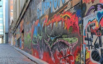 澳大利亚墨尔本涂鸦小巷