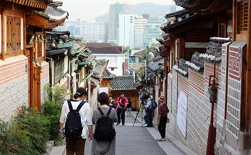 韩国首尔北村韩屋村