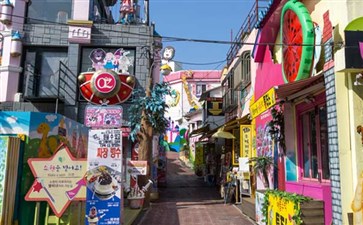 韩国仁川松月洞童话街