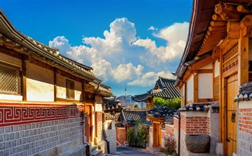 韩国首尔北村韩屋村