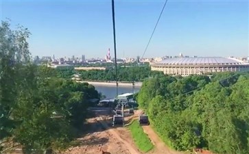 俄罗斯旅游：麻雀山缆车