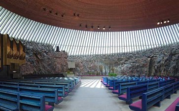 芬兰赫尔辛基岩石教堂