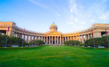 俄罗斯旅游：圣彼得堡喀山大教堂