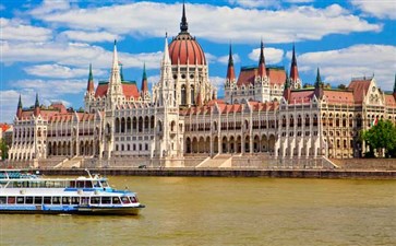 东欧旅游：匈牙利布达佩斯匈牙利国会大厦