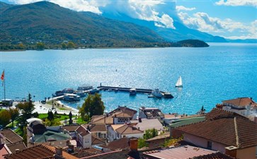东欧旅游：巴尔干马其顿奥赫里德镇与奥赫里德湖