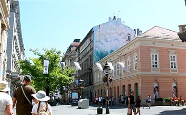 东欧旅游：塞尔维亚贝尔格莱德米哈伊洛大公街