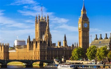英国旅游：伦敦大本钟与英国国会