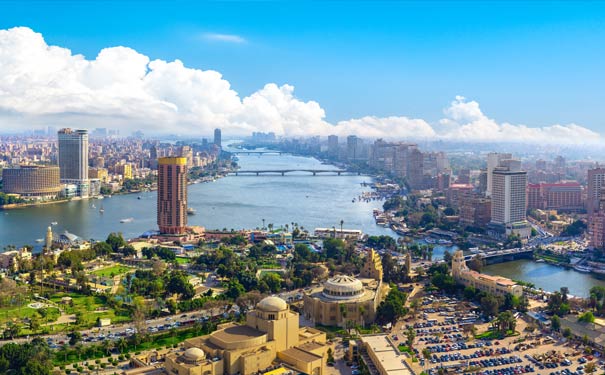 10月出国旅游推荐：埃及开罗城市景观