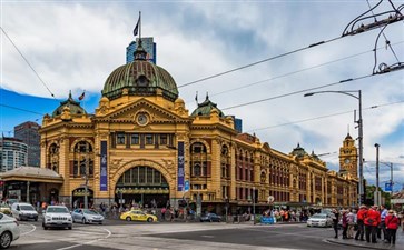 澳大利亚旅游：墨尔本弗林德斯火车站