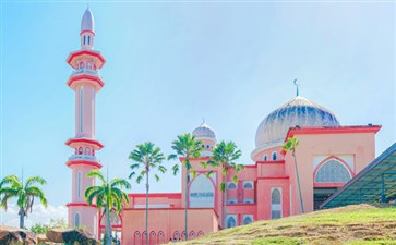 沙巴旅游：粉红清真寺