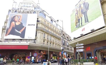 欧洲旅游：法国巴黎奥斯曼大道
