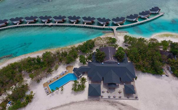 马尔代夫旅游：梦幻岛水上屋