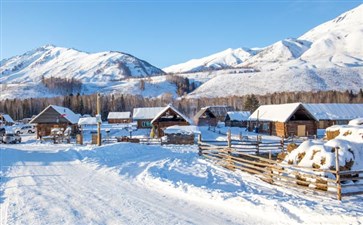 禾木村雪景