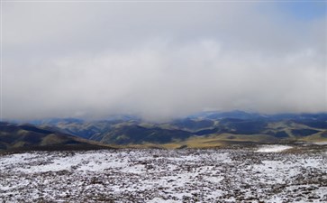 新都桥雪景