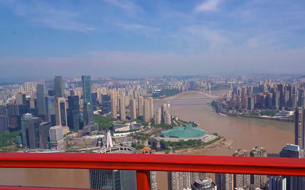 重庆联合国际云端之眼顶楼室外观景平台观景