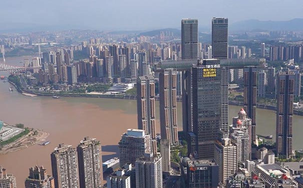 重庆联合国际云端之眼顶楼室外观景平台观景