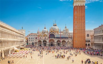 欧洲旅游：意大利威尼斯圣马可广场