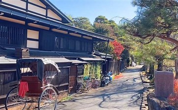 日本当地旅游：飞驒高山古街秋景