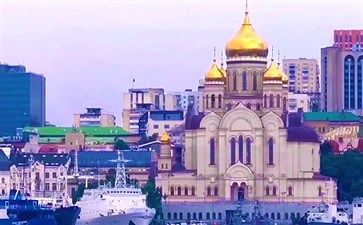 俄罗斯旅游：海参崴圣母升天教堂