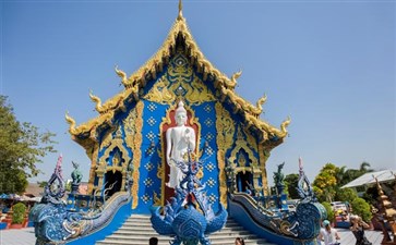 泰国清迈旅游：清迈蓝庙