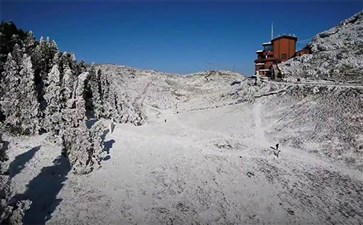 金佛山西坡景区雪景