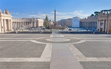 意大利罗马圣彼得广场的方尖碑