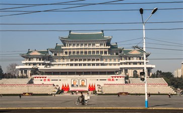 朝鲜旅游：平壤金日成广场