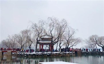 北京旅游：颐和园冬季