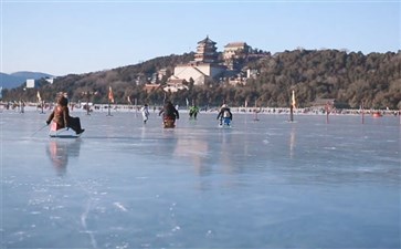 北京旅游：颐和园冬季