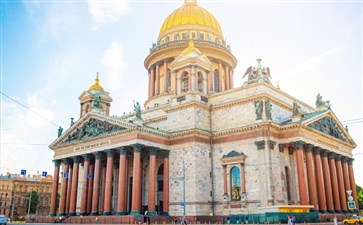 俄罗斯旅游：圣彼得堡圣伊萨基耶夫大教堂