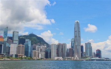 粤港澳旅游：香港维多利亚港海景