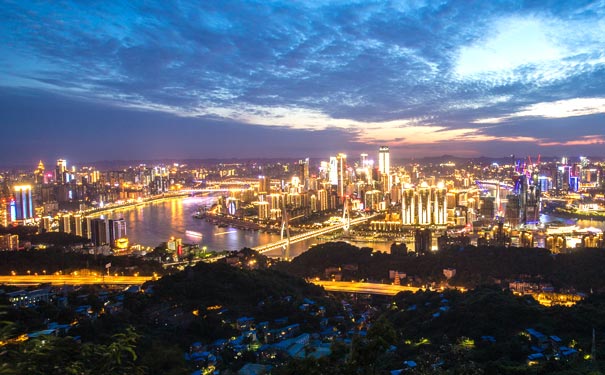 重庆南山观重庆夜景