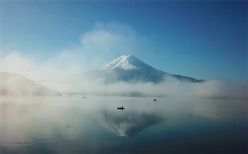 日本旅游：富士山河口湖清晨