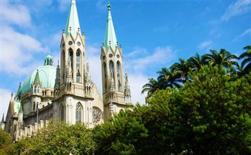 南美洲旅游：巴西圣保罗大教堂
