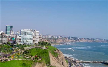 南美洲旅游：秘鲁利马海滨长廊