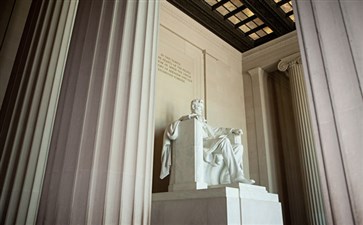 美国旅游：华盛顿林肯纪念堂