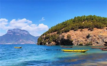 四川泸沽湖旅游：泸沽湖女神湾