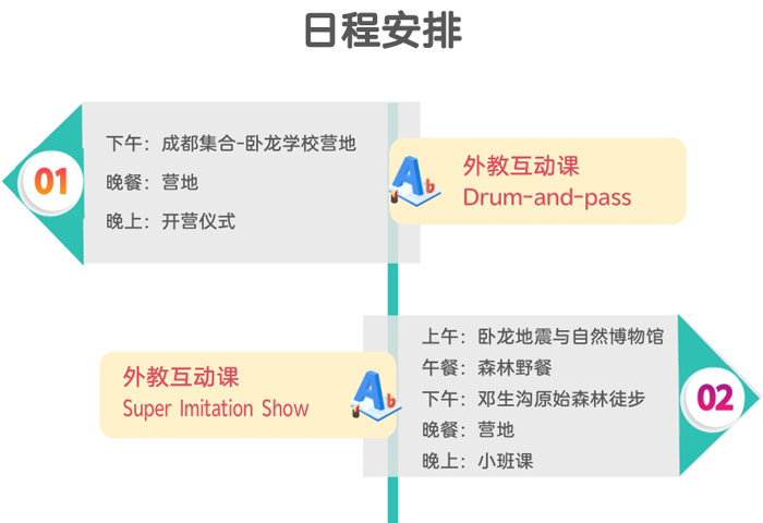 [英语托管]成都夏令营日程安排