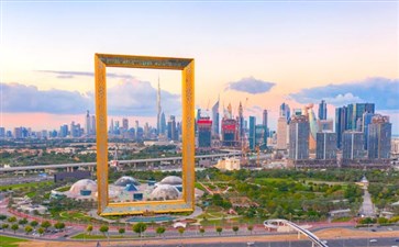阿联酋旅游：迪拜黄金相框