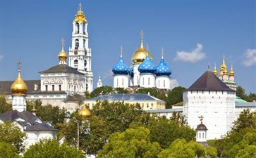 俄罗斯旅游：金环小镇谢尔盖耶夫圣三一修道院