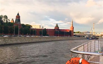 俄罗斯旅游：莫斯科河游船