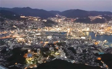 日本长崎稻佐山夜景