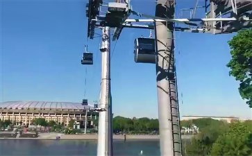 莫斯科麻雀山俯瞰卢日尼基体育场