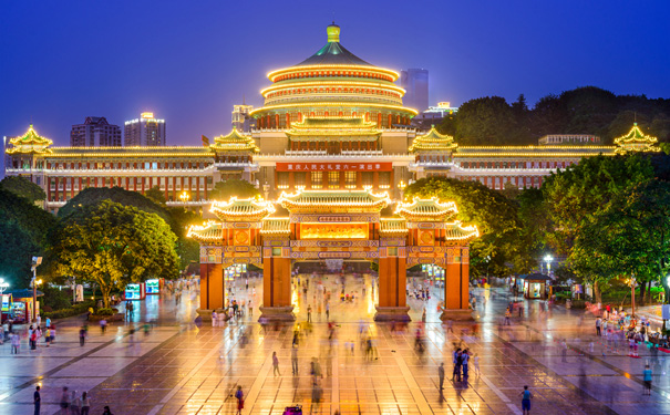 [重庆周边旅游]重庆都市夜景一日游-外地人来重庆必游玩的行程