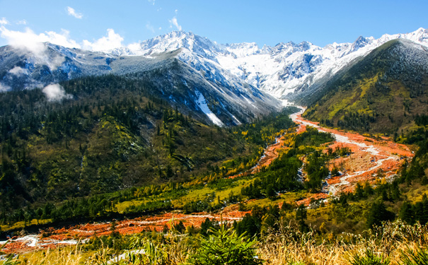 重庆出发休闲旅游_海螺沟三天旅游[世纪冰川海螺沟·重庆发团]<海螺沟一地三天旅游线路，重庆发团，汽车往返，赏贡嘎雪山脚下世纪冰川海螺沟！>