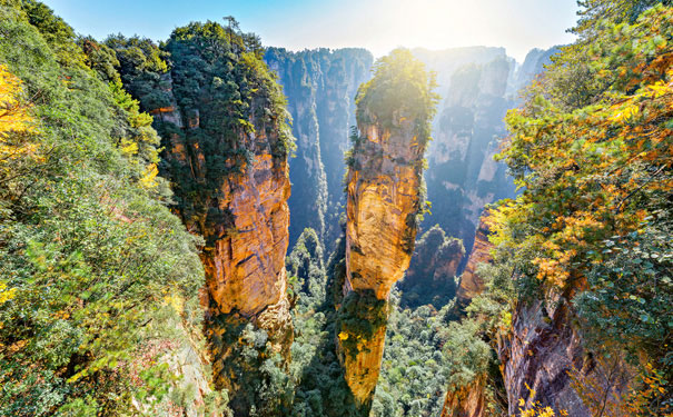 重庆到湖南旅游_张家界袁家界火车双座四日旅游团(常规)<游《阿凡达》外景拍摄地>