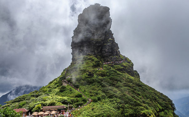 重庆周边旅游_梵净山三日游【重庆到梵净山旅游】汽车线<重庆周边梵净山旅游线路，游览贵州梵净山+云上丹寨+寨沙侗寨！含梵净山往返索道160元/人>