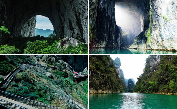 重庆出发国内旅游_重庆周边格凸河/青岩古镇3天旅游<重庆周边格凸河3天汽车旅游线路,游览中国最美卡斯特地貌格凸河景区观悬棺/奇景,由青烟古镇风貌！>